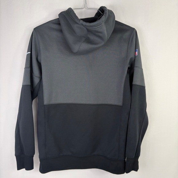 Nike ONField New York Jets NFL Dri-FIT Hoodie Sweatshirt Black Gray Size S - Picture 4 of 9